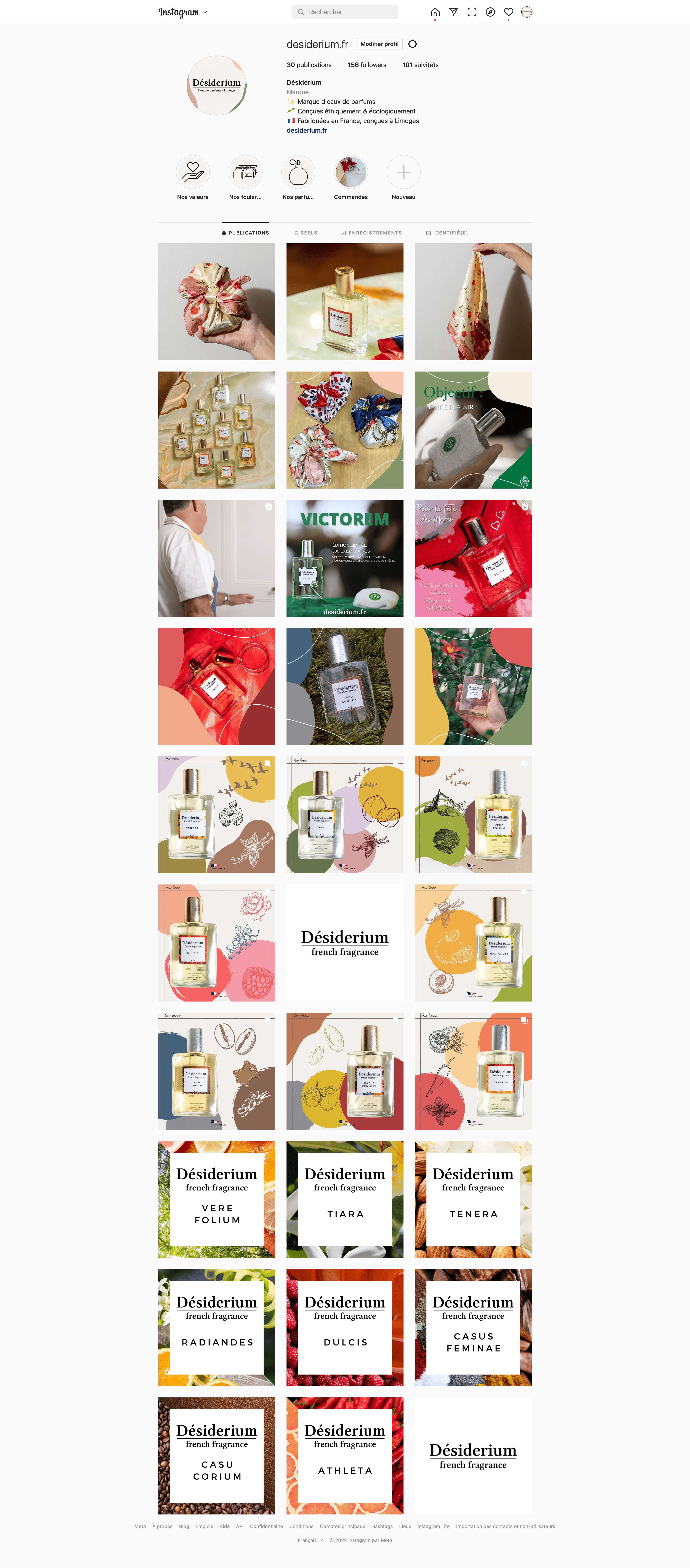 instagram desiderium